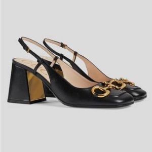 Horse Bit Block Heels